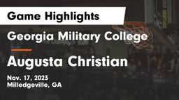 Georgia Military College  vs Augusta Christian  Game Highlights - Nov. 17, 2023