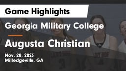 Georgia Military College  vs Augusta Christian  Game Highlights - Nov. 28, 2023