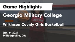 Georgia Military College  vs Wilkinson County Girls Basketball Game Highlights - Jan. 9, 2024
