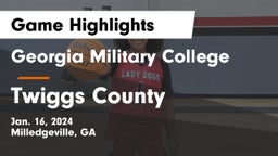 Georgia Military College  vs Twiggs County  Game Highlights - Jan. 16, 2024