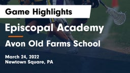 Episcopal Academy vs Avon Old Farms School Game Highlights - March 24, 2022