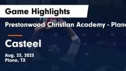 Prestonwood Christian Academy - Plano vs Casteel  Game Highlights - Aug. 23, 2023