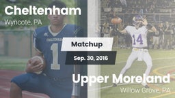 Matchup: Cheltenham High vs. Upper Moreland  2016