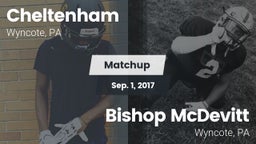 Matchup: Cheltenham High vs. Bishop McDevitt  2017