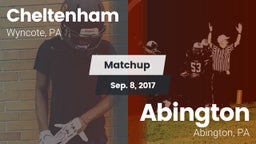 Matchup: Cheltenham High vs. Abington  2017