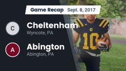 Recap: Cheltenham  vs. Abington  2017