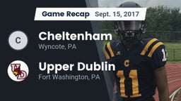 Recap: Cheltenham  vs. Upper Dublin  2017