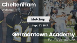 Matchup: Cheltenham High vs. Germantown Academy 2017