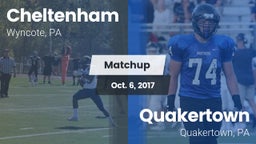 Matchup: Cheltenham High vs. Quakertown  2017