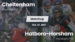 Matchup: Cheltenham High vs. Hatboro-Horsham  2017