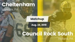 Matchup: Cheltenham High vs. Council Rock South  2018