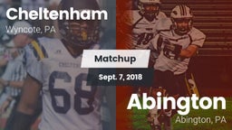 Matchup: Cheltenham High vs. Abington  2018