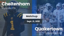 Matchup: Cheltenham High vs. Quakertown  2018