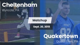 Matchup: Cheltenham High vs. Quakertown  2019