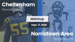 Matchup: Cheltenham High vs. Norristown Area  2020