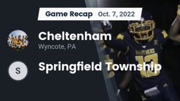 Recap: Cheltenham  vs. Springfield Township 2022