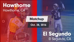 Matchup: Hawthorne High vs. El Segundo  2016