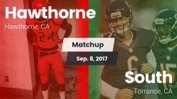 Matchup: Hawthorne High vs. South  2017