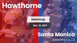 Matchup: Hawthorne High vs. Santa Monica  2017