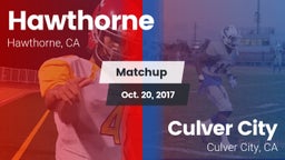 Matchup: Hawthorne High vs. Culver City  2017