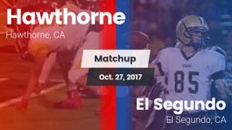 Matchup: Hawthorne High vs. El Segundo  2017