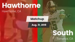 Matchup: Hawthorne High vs. South  2018