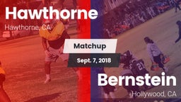 Matchup: Hawthorne High vs. Bernstein  2018