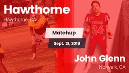Matchup: Hawthorne High vs. John Glenn  2018