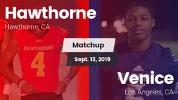 Matchup: Hawthorne High vs. Venice  2019