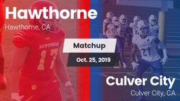 Matchup: Hawthorne High vs. Culver City  2019