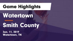 Watertown  vs Smith County Game Highlights - Jan. 11, 2019