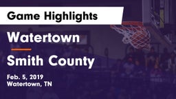 Watertown  vs Smith County Game Highlights - Feb. 5, 2019