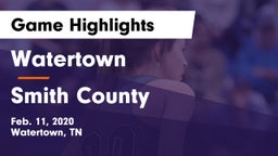 Watertown  vs Smith County  Game Highlights - Feb. 11, 2020