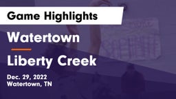 Watertown  vs Liberty Creek  Game Highlights - Dec. 29, 2022