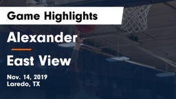 Alexander  vs East View  Game Highlights - Nov. 14, 2019