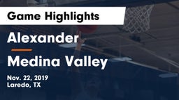 Alexander  vs Medina Valley  Game Highlights - Nov. 22, 2019