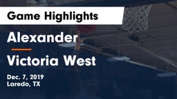 Alexander  vs Victoria West  Game Highlights - Dec. 7, 2019