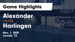 Alexander  vs Harlingen  Game Highlights - Nov. 7, 2020