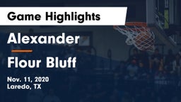 Alexander  vs Flour Bluff  Game Highlights - Nov. 11, 2020