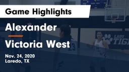 Alexander  vs Victoria West  Game Highlights - Nov. 24, 2020