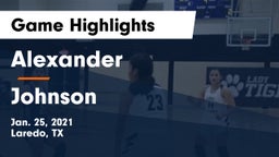 Alexander  vs Johnson  Game Highlights - Jan. 25, 2021