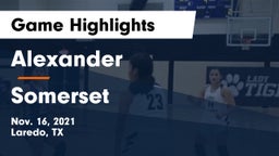 Alexander  vs Somerset  Game Highlights - Nov. 16, 2021