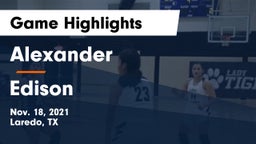 Alexander  vs Edison  Game Highlights - Nov. 18, 2021