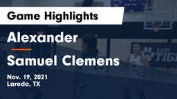 Alexander  vs Samuel Clemens  Game Highlights - Nov. 19, 2021