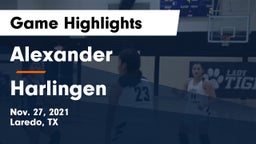 Alexander  vs Harlingen  Game Highlights - Nov. 27, 2021