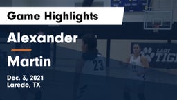 Alexander  vs Martin  Game Highlights - Dec. 3, 2021