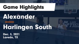 Alexander  vs Harlingen South  Game Highlights - Dec. 3, 2021