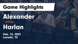 Alexander  vs Harlan  Game Highlights - Feb. 13, 2023