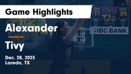 Alexander  vs Tivy  Game Highlights - Dec. 28, 2023