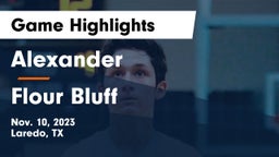 Alexander  vs Flour Bluff  Game Highlights - Nov. 10, 2023